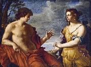 Giovanni Domenico Cerrini Apollo and the Cumaean Sibyl oil painting reproduction